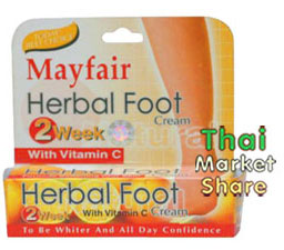 รูปภาพของ Mayfair Herbal Foot 30g.เมแฟร์ เฮอเบิล ฟูท (ฟรีหินฟองน้ำ) ครีมทาส้นเท้าแตก